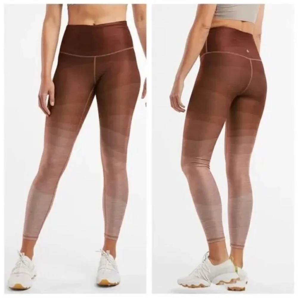 Prana Layna 7/8 Leggings in Cloud Blush Dune M